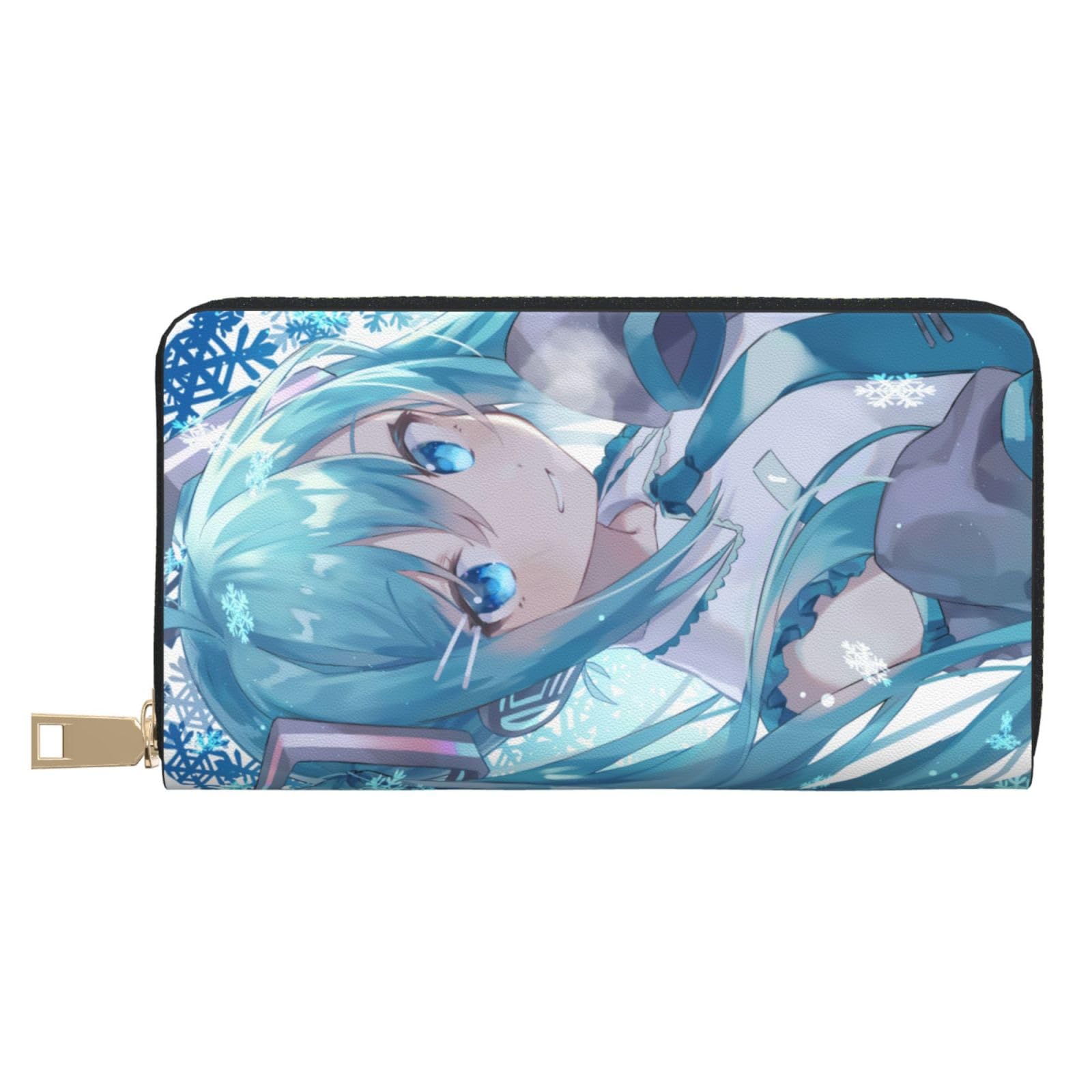 Amazon.co.jp: 財布 初音ミク 長財布 レザー ながざいふ 小銭入れ